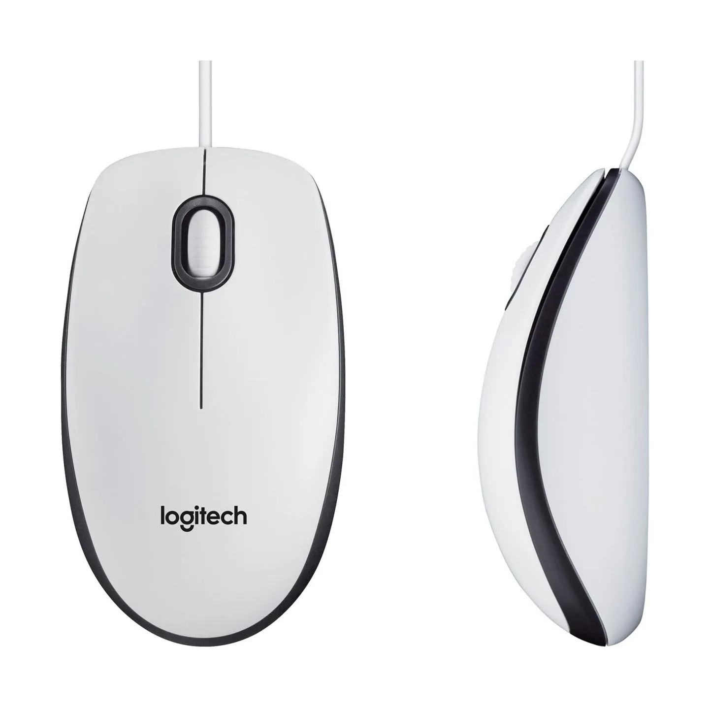 Logitech  Logitech Mouse M100 (910-006764), White / 910-006764