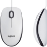 Logitech  Logitech Mouse M100 (910-006764), White / 910-006764
