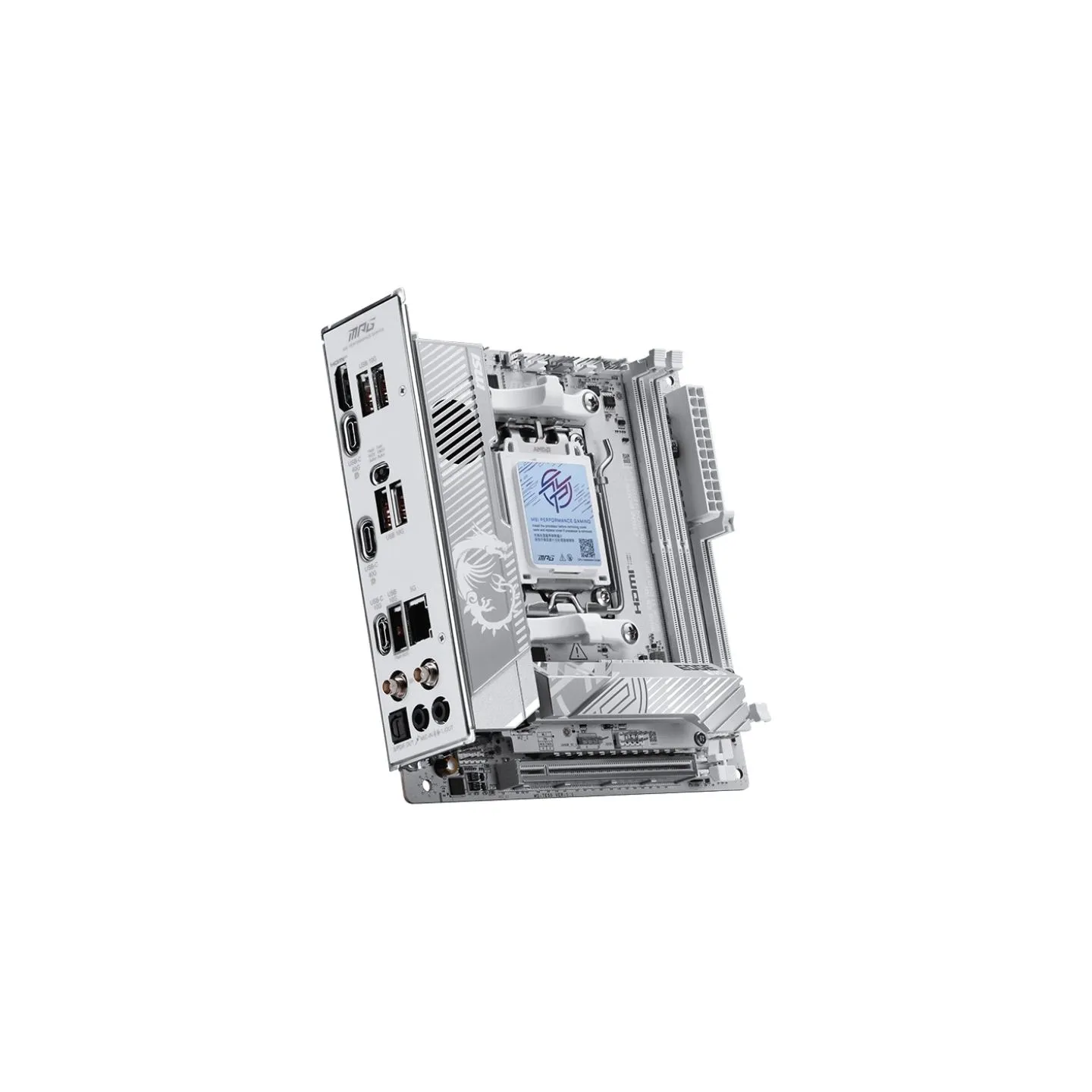 MSI MPG X870I EDGE TI EVO WIFI | Processor family AMD | Processor socket AM5 | DDR5 | Supported hard disk drive interfaces SATA,