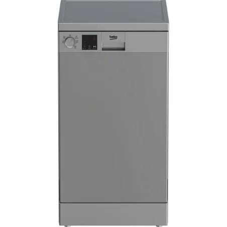 Beko Free standing Dishwasher DVS05024S, Energy class E (old A++), 45 cm, 5 programs, Silver / DVS05024S