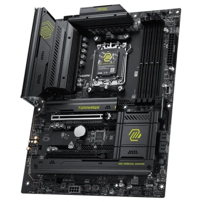 MSI MAG B850 TOMAHAWK WIFI | Processor family AMD | Processor socket AM5 | DDR5 | Supported hard disk drive interfaces SATA, M.2