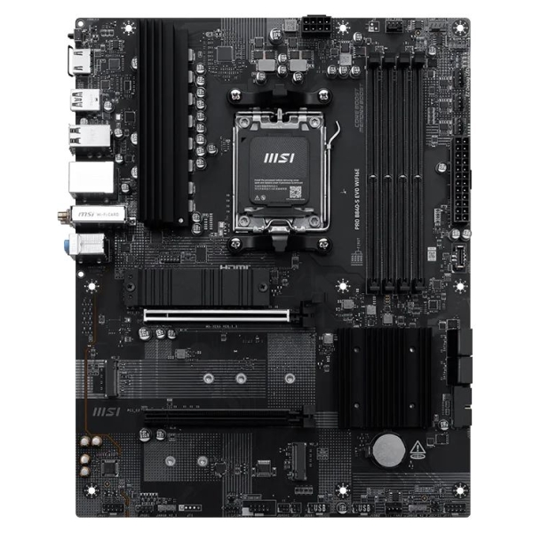 MSI PRO B840-S EVO WIFI6E | MSI Processor family AMD | Processor socket AM5 | Supported hard disk drive interfaces SATA, M.2 | N