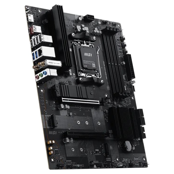 MSI PRO B840-S EVO WIFI6E | MSI Processor family AMD | Processor socket AM5 | Supported hard disk drive interfaces SATA, M.2 | N
