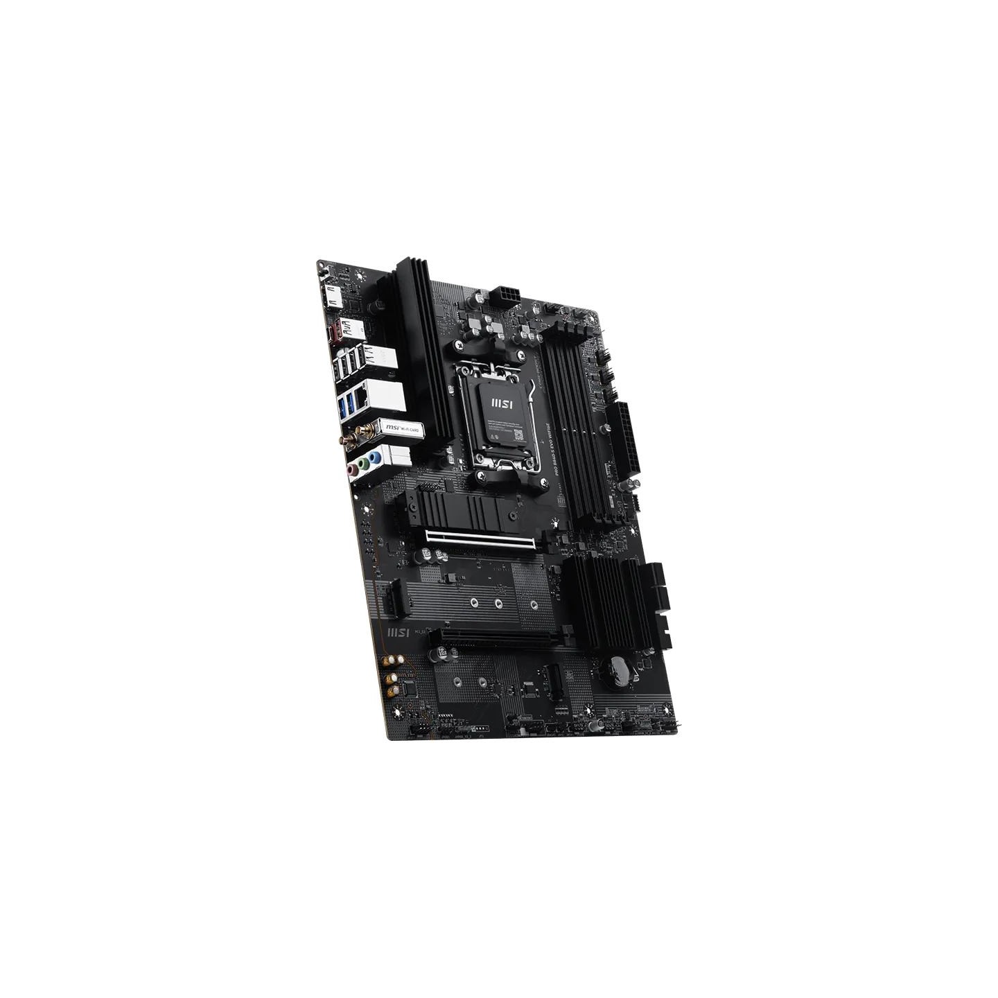 MSI PRO B840-S EVO WIFI6E | MSI Processor family AMD | Processor socket AM5 | Supported hard disk drive interfaces SATA, M.2 | N