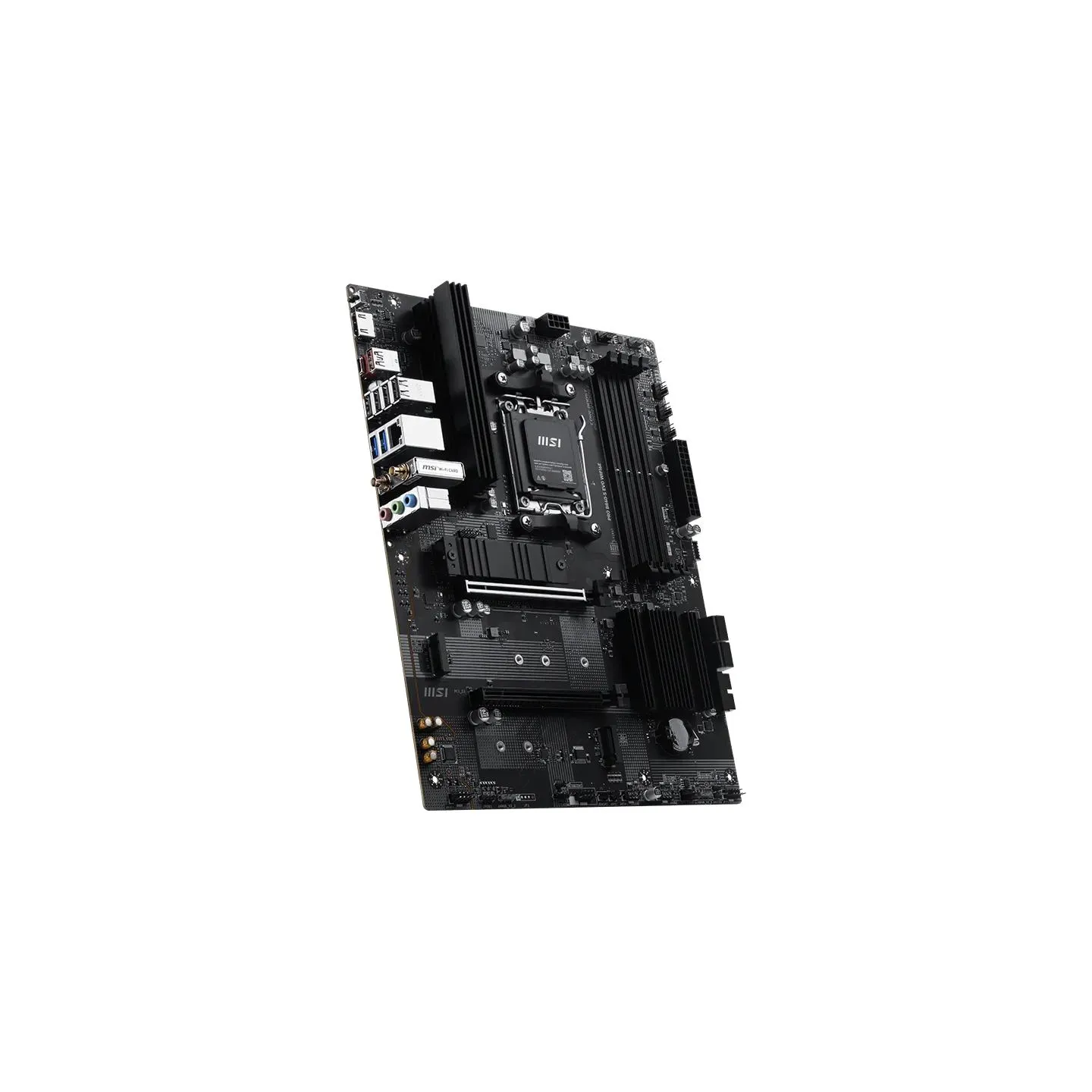 MSI PRO B840-S EVO WIFI6E | MSI Processor family AMD | Processor socket AM5 | Supported hard disk drive interfaces SATA, M.2 | N