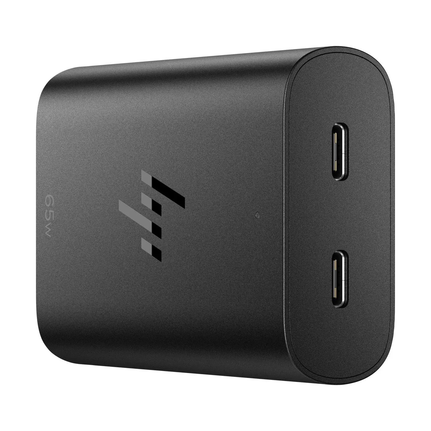 HP 65W USB-C Dual Port (45W+20W) GaN AC Power Adapter Travel Notebook Charger / fits ProBook 440 450 445 455, EliteBook 630 640 