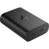 HP 65W USB-C Dual Port (45W+20W) GaN AC Power Adapter Travel Notebook Charger / fits ProBook 440 450 445 455, EliteBook 630 640 