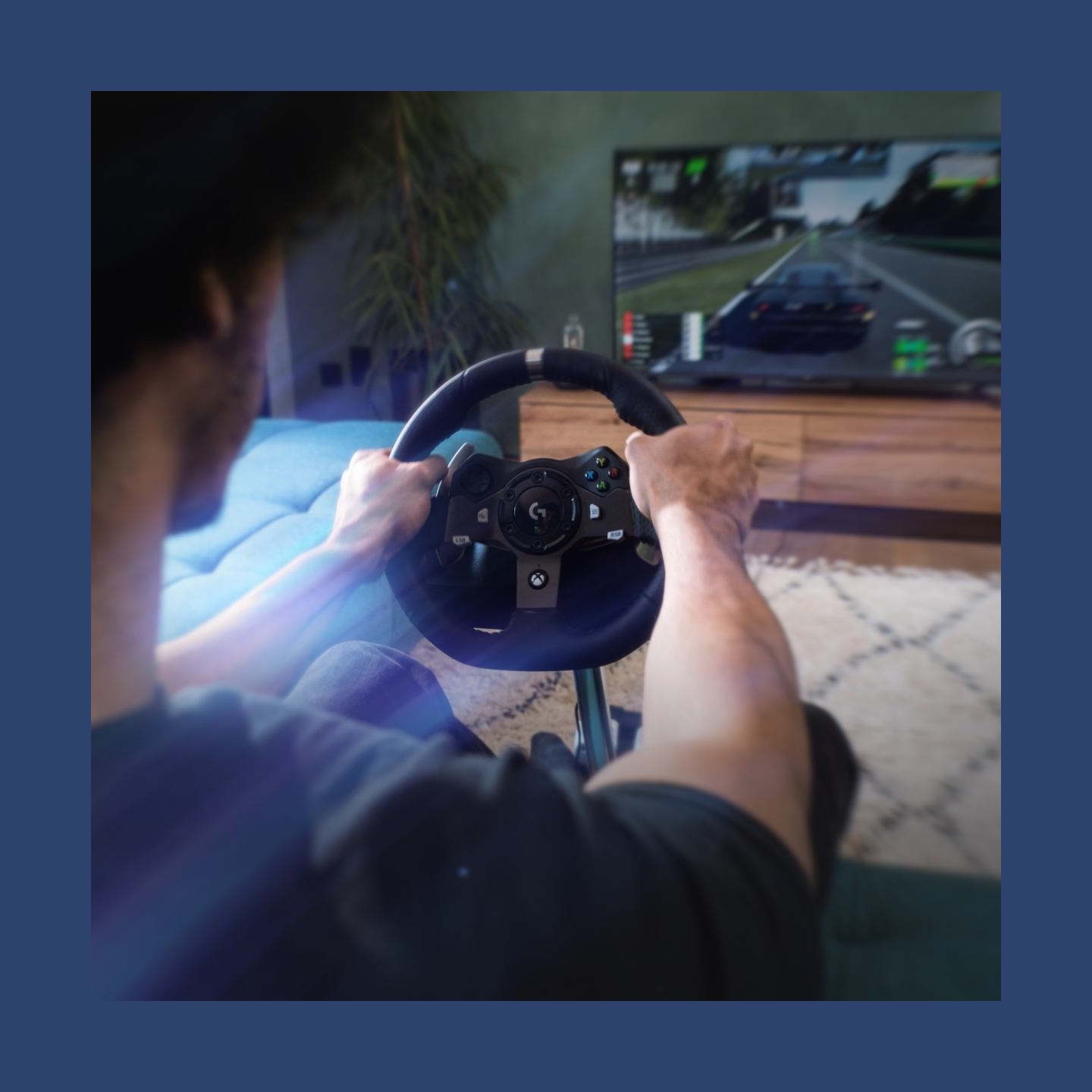 Logitech G920 Driving Force Racing Wheel - PC/XB - BLACK - USB