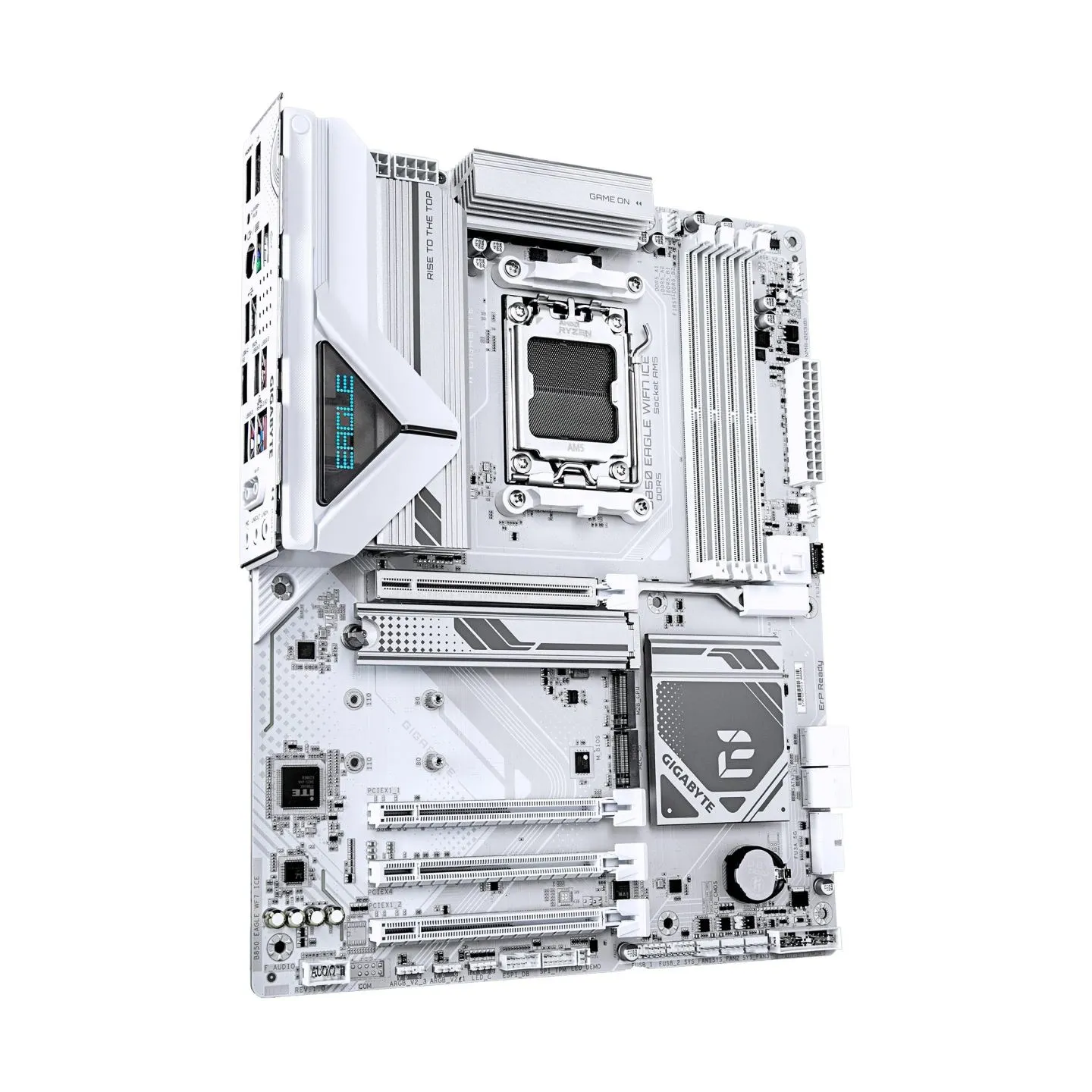 Gigabyte B850 EAGLE WF7 ICE | Processor family AMD | Processor socket AM5 | DDR5 | Supported hard disk drive interfaces SATA, M.