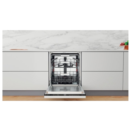 Whirlpool Built-In Dishwasher WIO 3P33 PL, Energy class D, Width 60 cm, Natural Dry, Third basket, 10 programs / WIO3P33PL