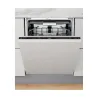 Whirlpool Built-In Dishwasher WIO 3P33 PL, Energy class D, Width 60 cm, Natural Dry, Third basket, 10 programs / WIO3P33PL