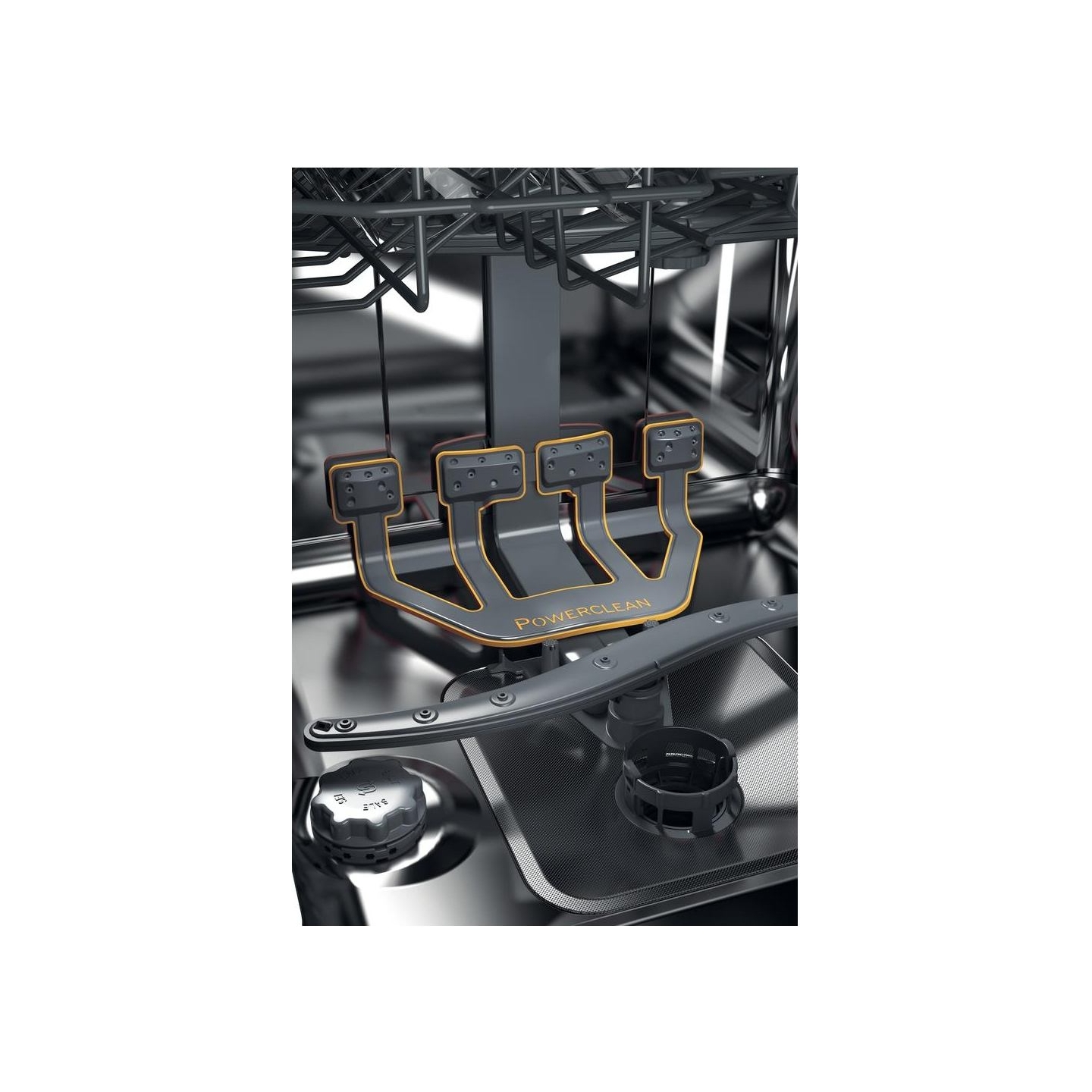 Whirlpool Built-In Dishwasher WIO 3P33 PL, Energy class D, Width 60 cm, Natural Dry, Third basket, 10 programs / WIO3P33PL