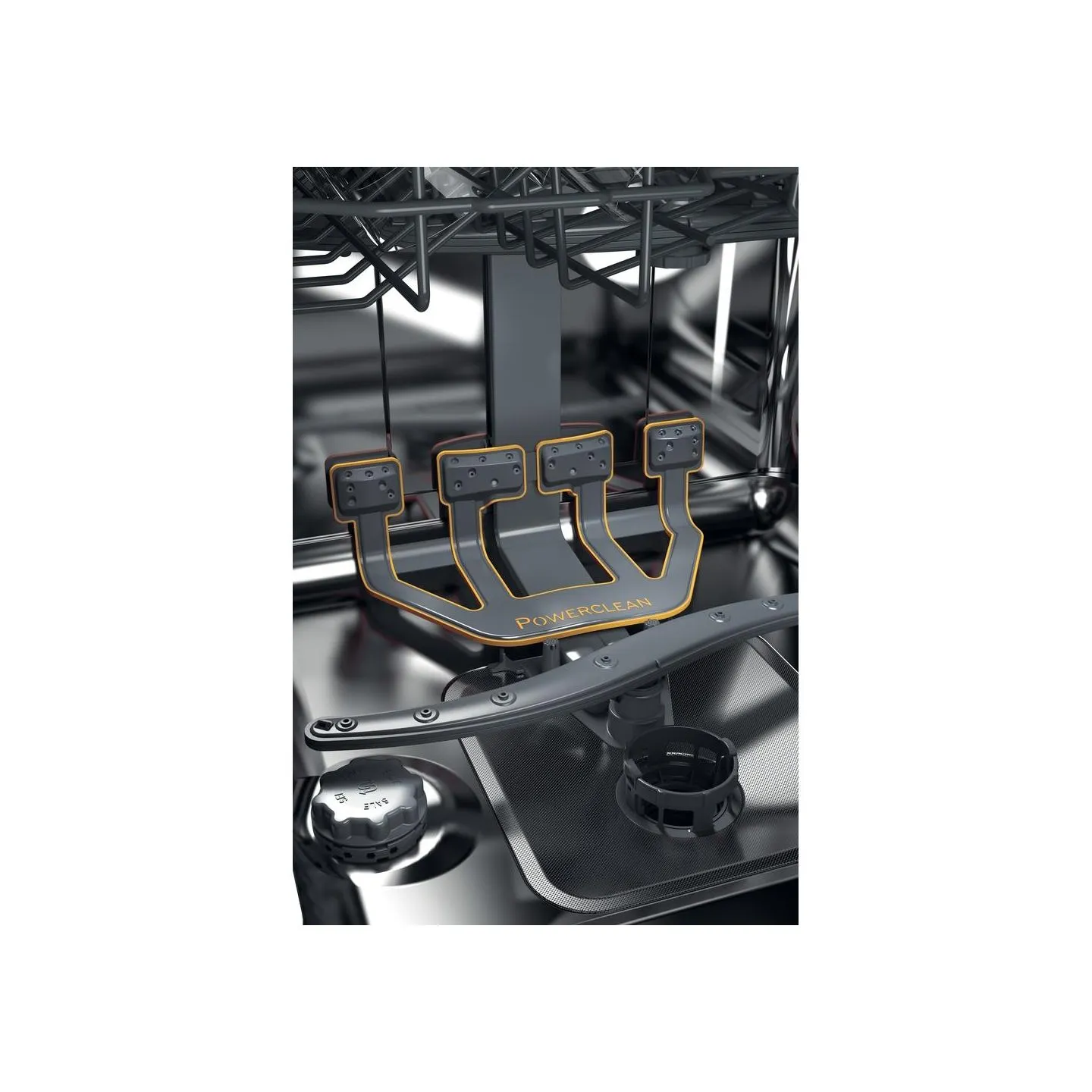 Whirlpool Built-In Dishwasher WIO 3P33 PL, Energy class D, Width 60 cm, Natural Dry, Third basket, 10 programs / WIO3P33PL