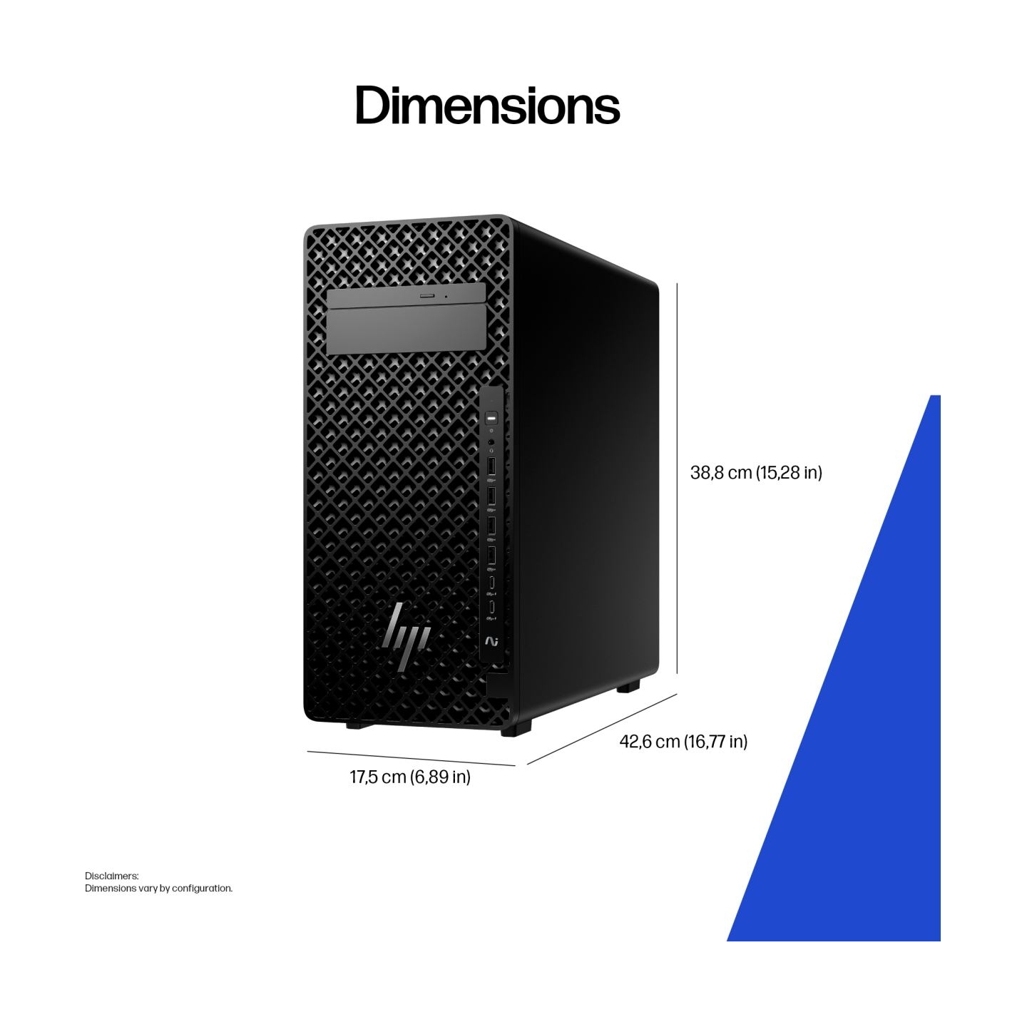 HP Z2 G1i Workstation Tower - Ultra 9-285K, 64GB, 1TB SSD, US keyboard, USB Mouse, Win 11 Pro, 3 years / B76S7ET#ABB
