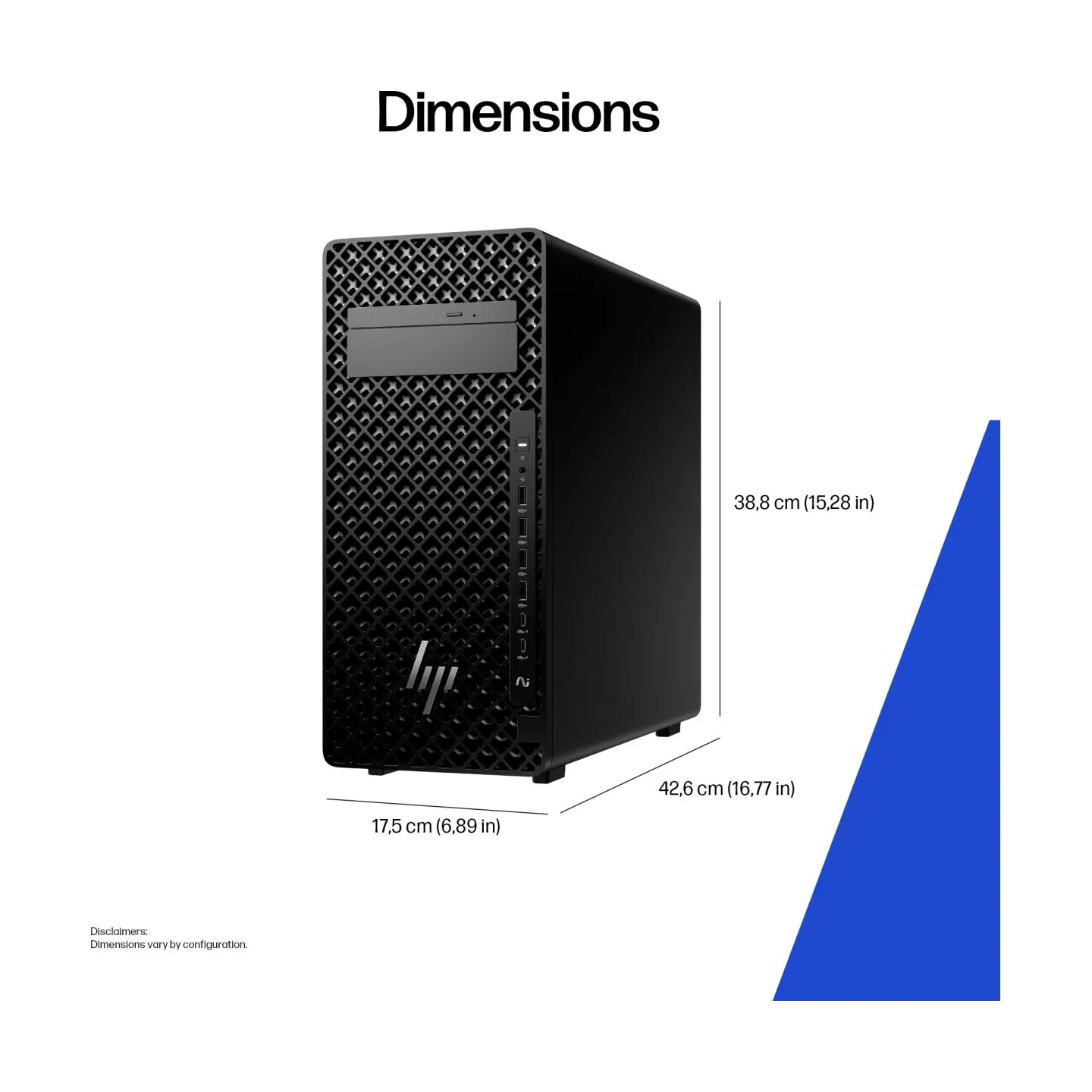 HP Z2 G1i Workstation Tower - Ultra 9-285K, 64GB, 1TB SSD, US keyboard, USB Mouse, Win 11 Pro, 3 years / B76S7ET#ABB