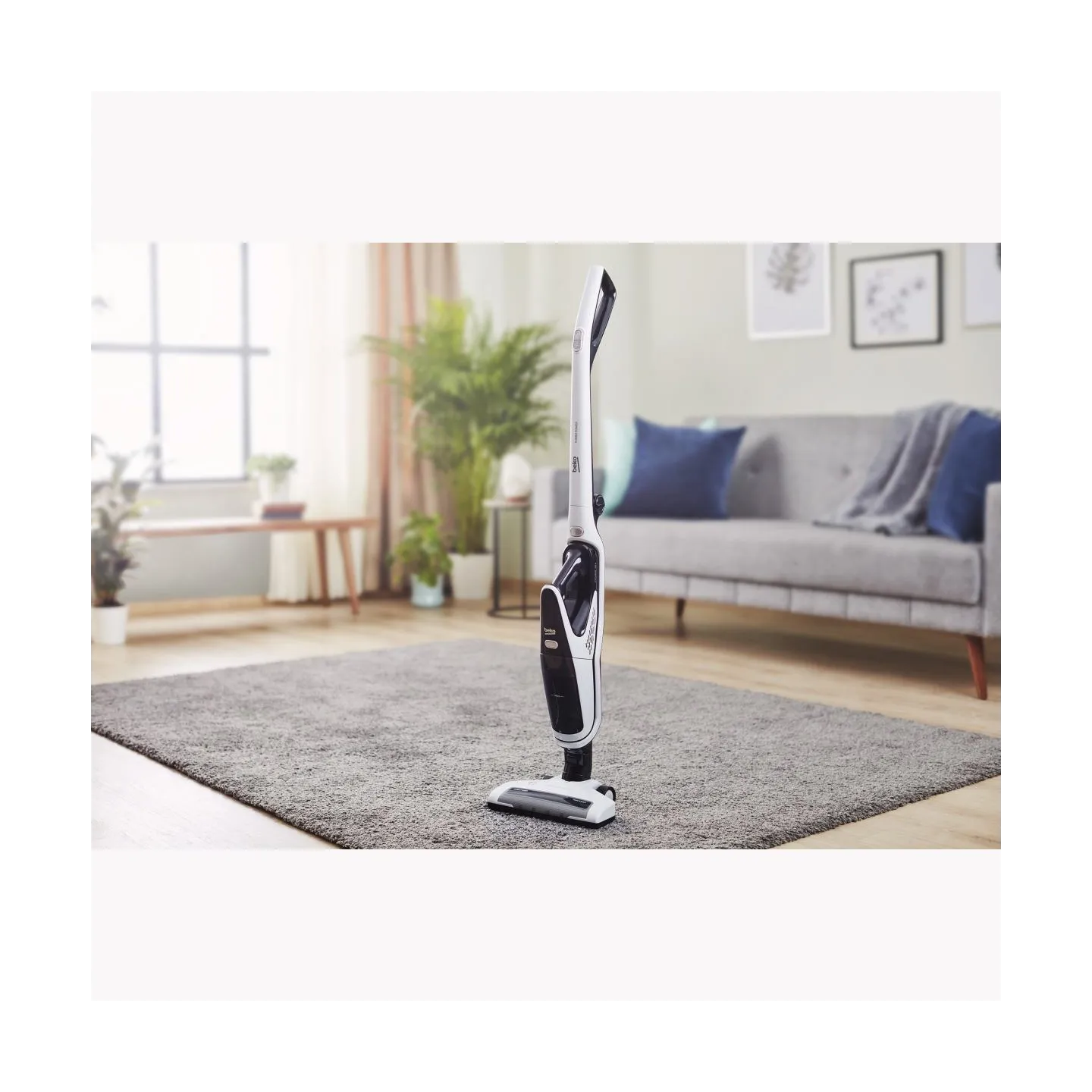 Beko 2in1 handstick vacum cleaner VRT61818VW, 18 V, lithium battery, 500ml, White color / VRT61818VW