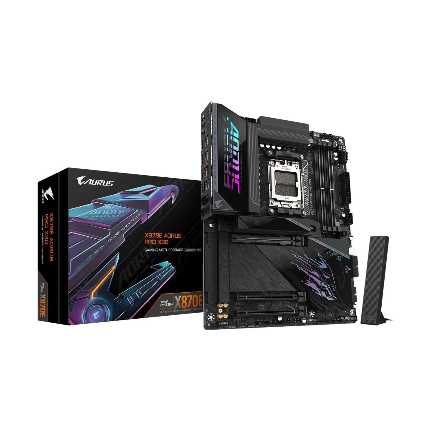 Gigabyte Mainboard|GIGABYTE|AMD X870E|Socket AM5|ATX|RAM DDR5-SDRAM|4xSlots|Wi-Fi Yes|Bluetooth Yes|4xNumber of M.2 (M) slots|GI