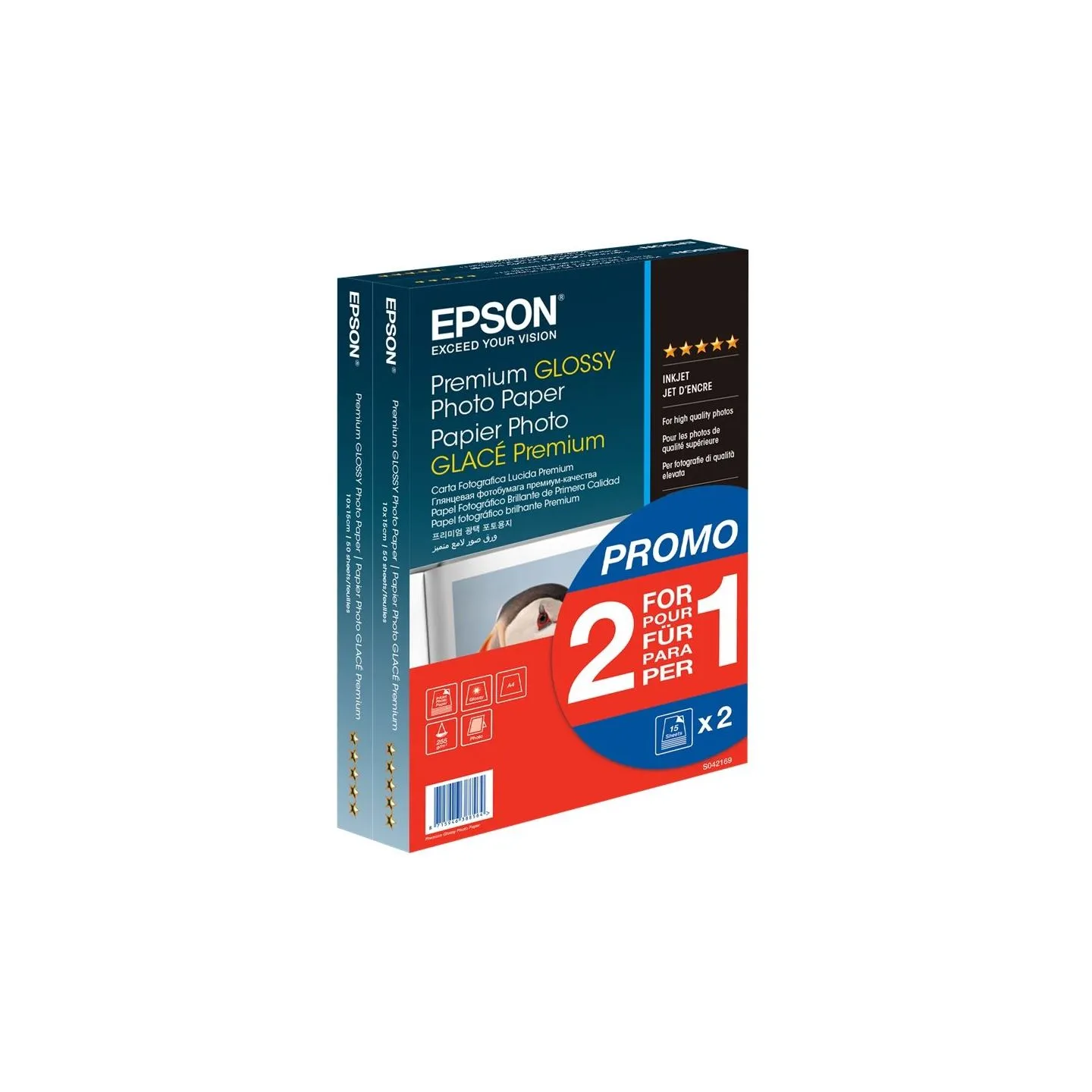 Epson Prem.Glossy Photo Paper-10x15cm