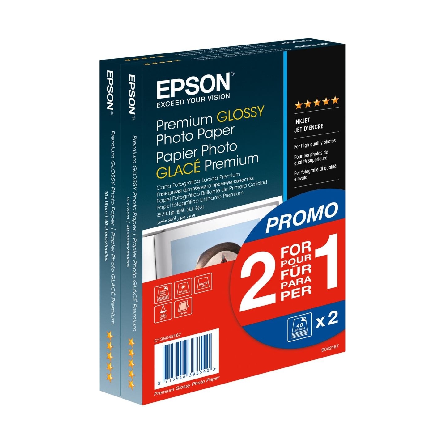Epson Prem.Glossy Photo Paper-10x15cm