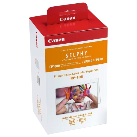Canon RP-108 Ink Cassette/Paper Set