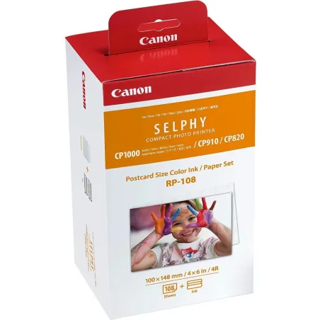Canon RP-108 Ink Cassette/Paper Set