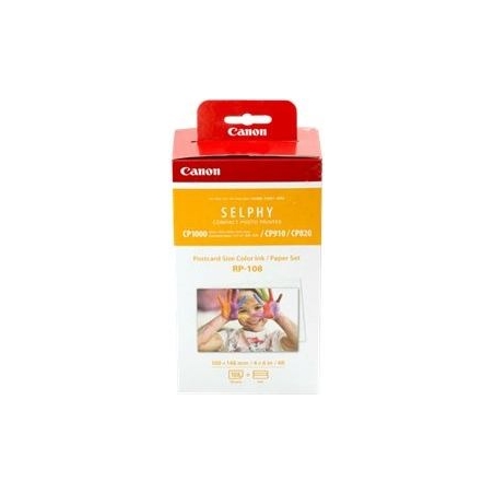 Canon RP-108 Ink Cassette/Paper Set