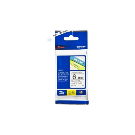Brother TZE211 tape black/white 6mm 8m