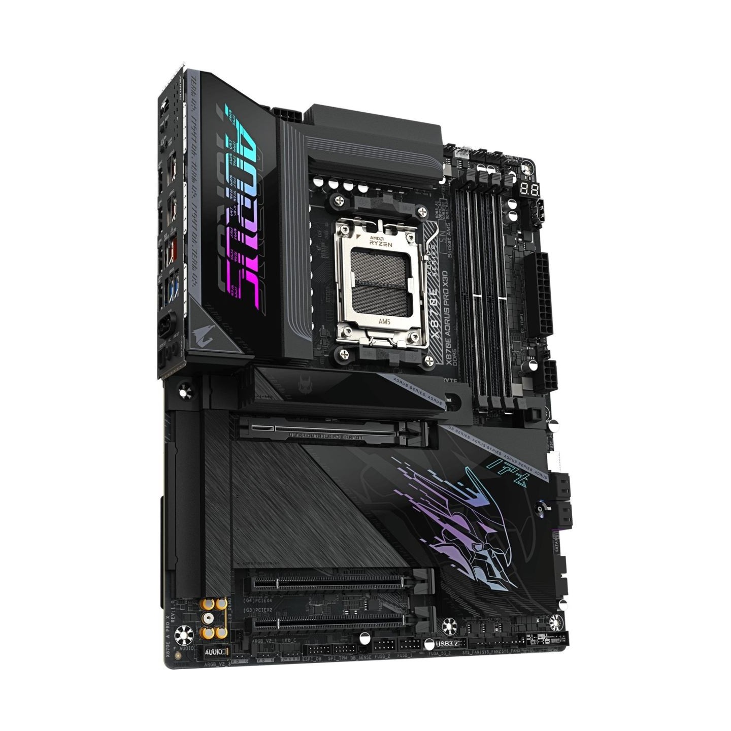 Gigabyte Mainboard|GIGABYTE|AMD X870E|Socket AM5|ATX|RAM DDR5-SDRAM|4xSlots|Wi-Fi Yes|Bluetooth Yes|4xNumber of M.2 (M) slots|GI