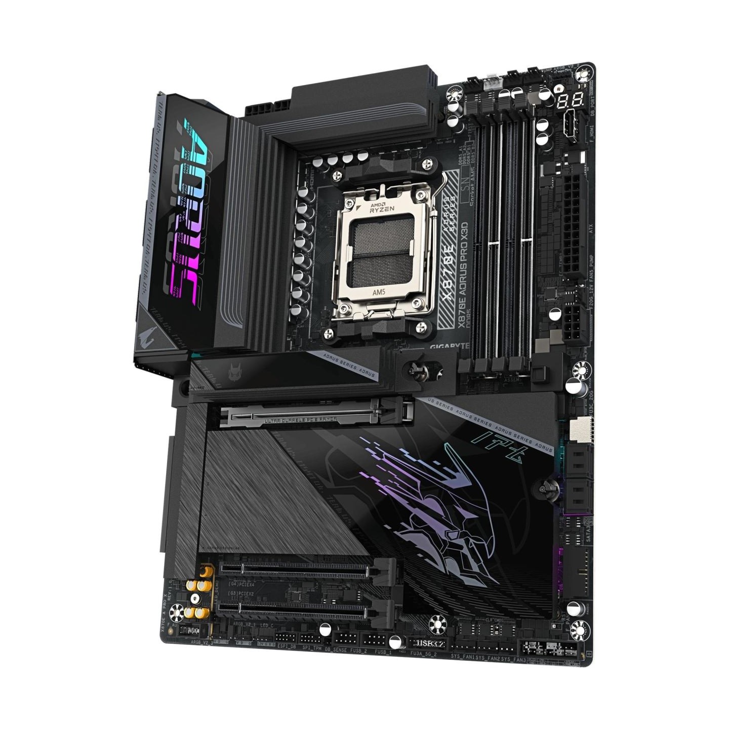 Gigabyte Mainboard|GIGABYTE|AMD X870E|Socket AM5|ATX|RAM DDR5-SDRAM|4xSlots|Wi-Fi Yes|Bluetooth Yes|4xNumber of M.2 (M) slots|GI