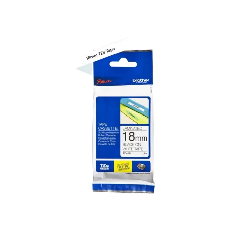 Brother TZE241 tape black/white 18mm 8m