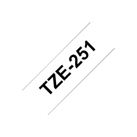 Brother TZE251 tape black/white 24mm 8m
