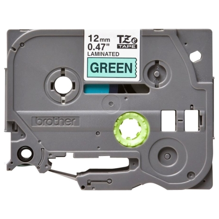 Brother TZE731 tape black/green 12mm 8m