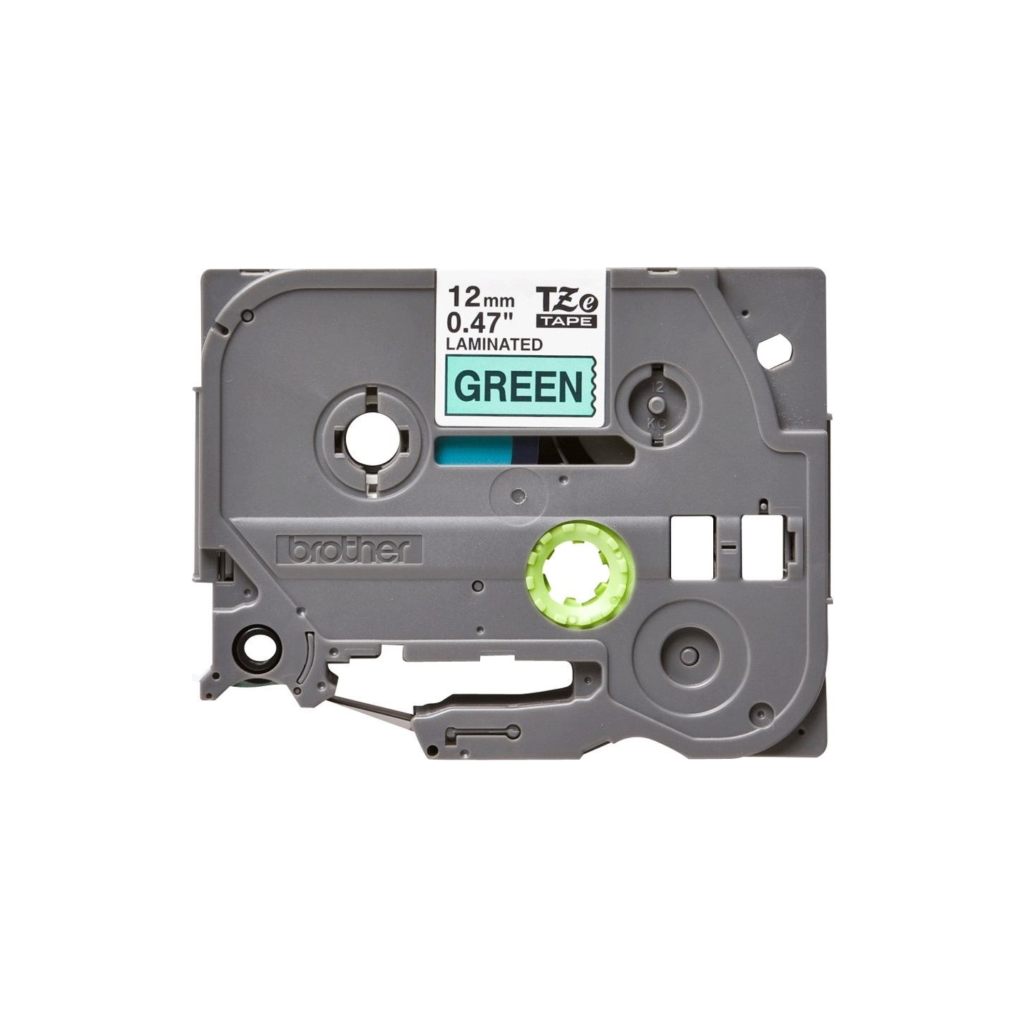 Brother TZE731 tape black/green 12mm 8m