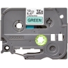 Brother TZE731 tape black/green 12mm 8m