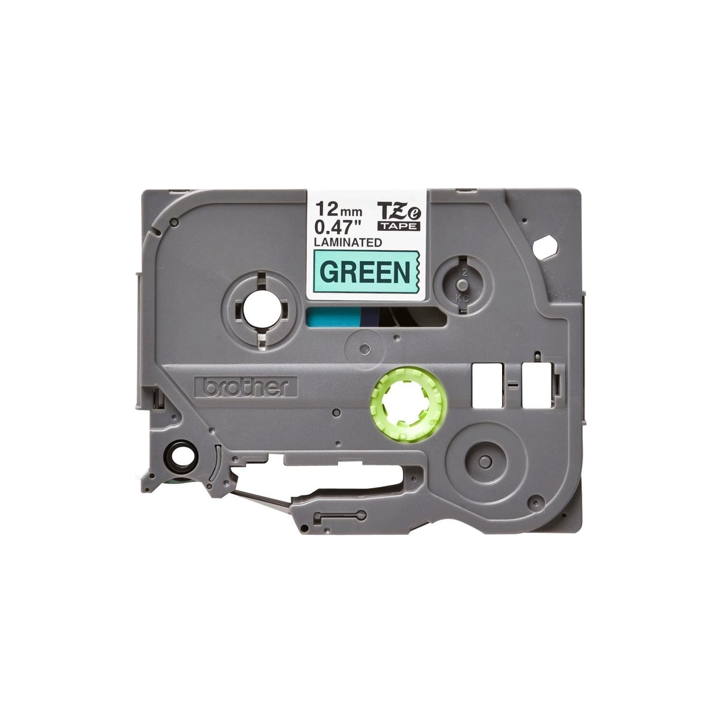 Brother TZE731 tape black/green 12mm 8m
