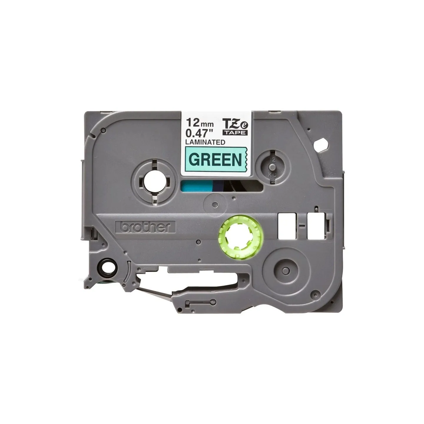 Brother TZE731 tape black/green 12mm 8m