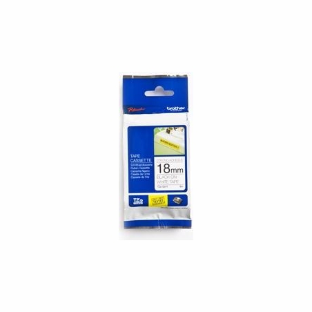 Brother TZES241 18 BLACK ON WHITE STR. A