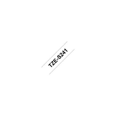 Brother TZES241 18 BLACK ON WHITE STR. A