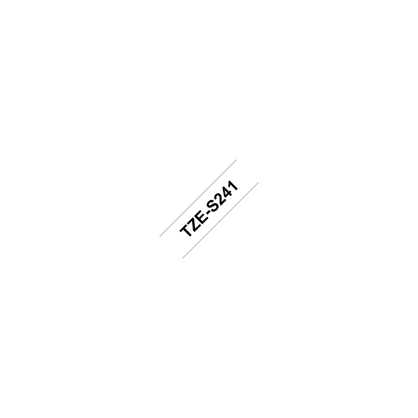 Brother TZES241 18 BLACK ON WHITE STR. A