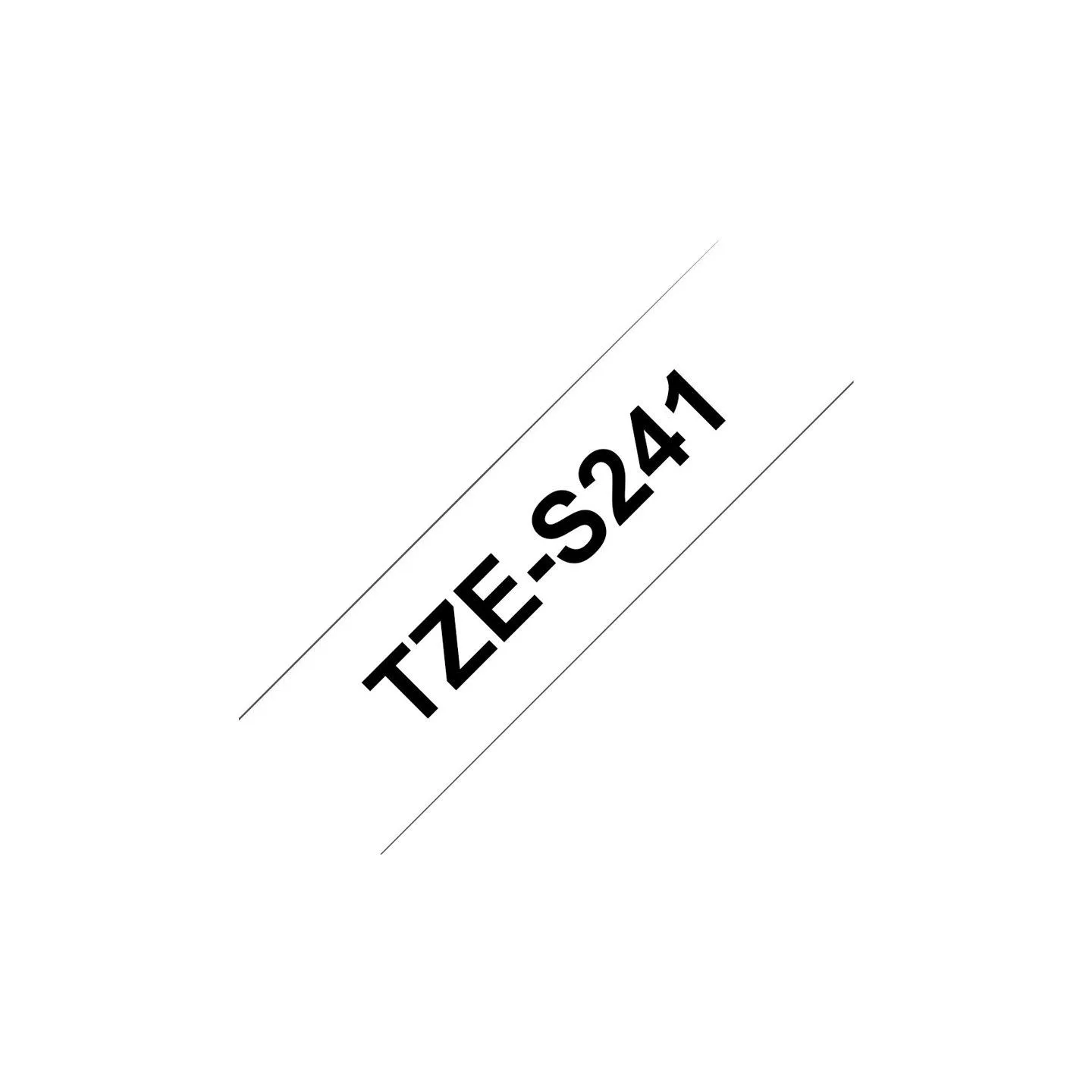 Brother TZES241 18 BLACK ON WHITE STR. A