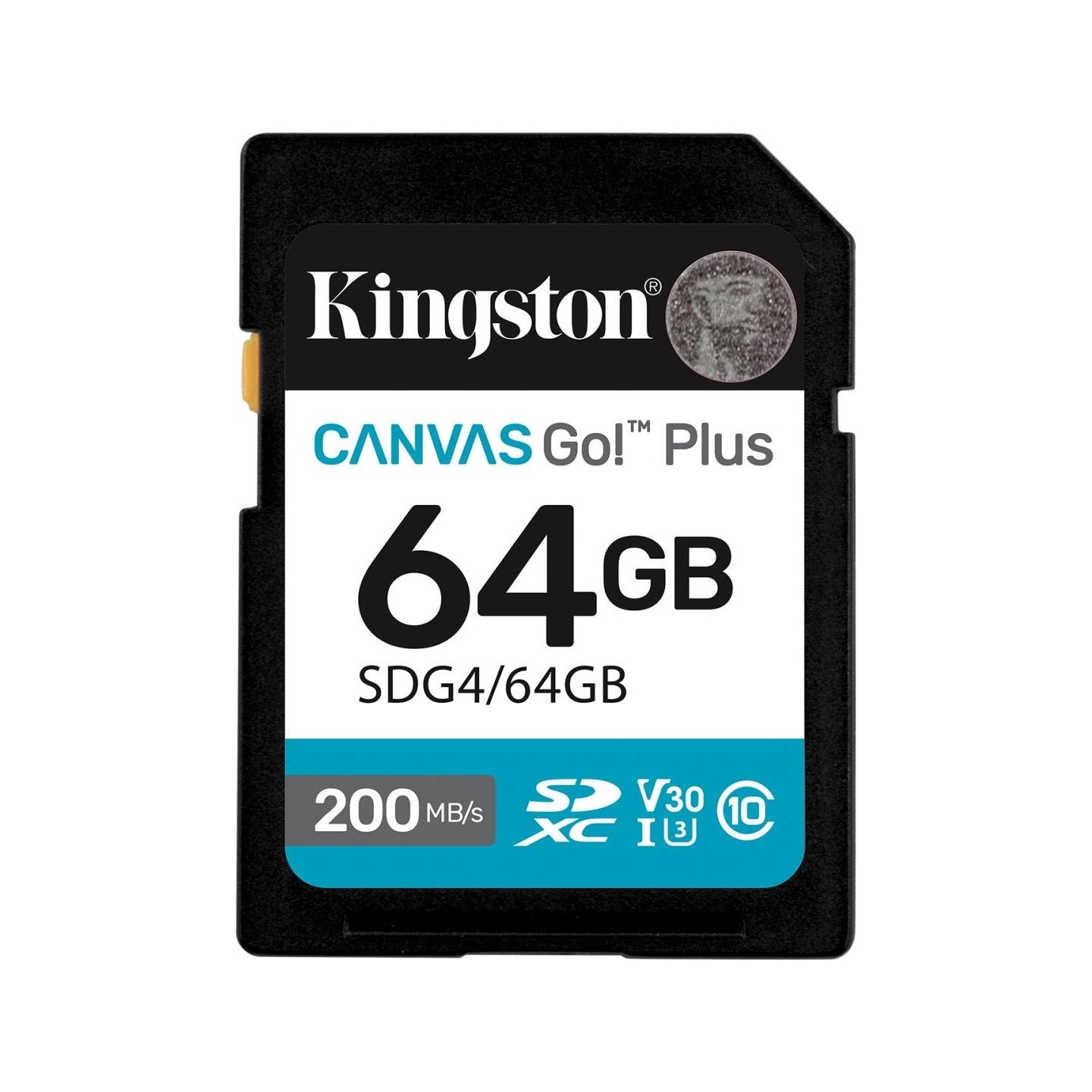 Kingston 64GB SDXC Canvas Go Plus Gen4