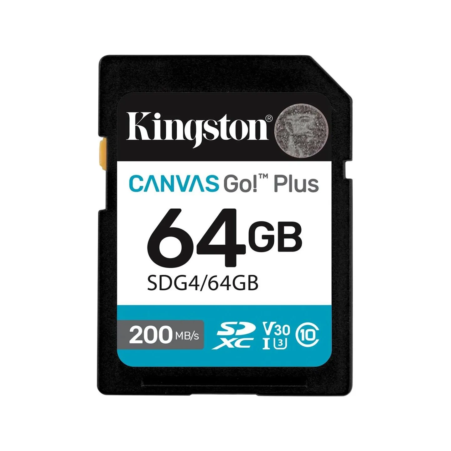 Kingston 64GB SDXC Canvas Go Plus Gen4