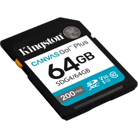 Kingston 64GB SDXC Canvas Go Plus Gen4