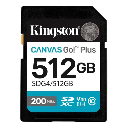 Kingston 512GB SDXC Canvas Go Plus Gen4