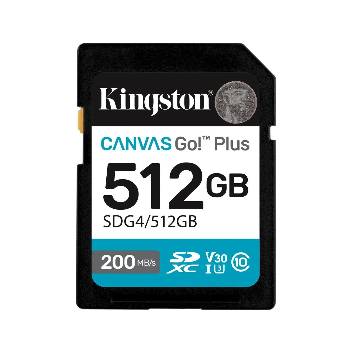 Kingston 512GB SDXC Canvas Go Plus Gen4