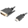 Lanberg CA-HDDV-20CU-0018-BK cable