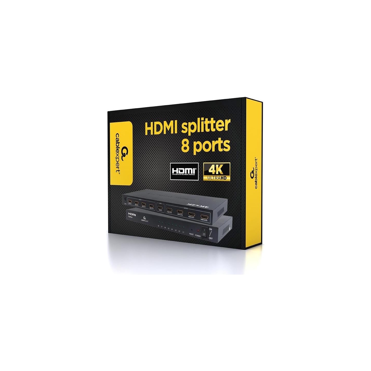 Gembird DSP-8PH4-03 HDMI intrf splitter