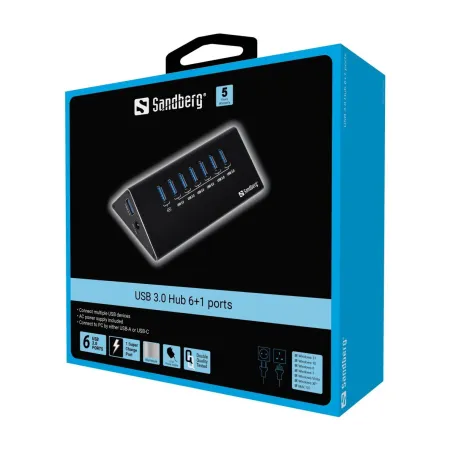 Sandberg USB 3.0 Hub 7ports