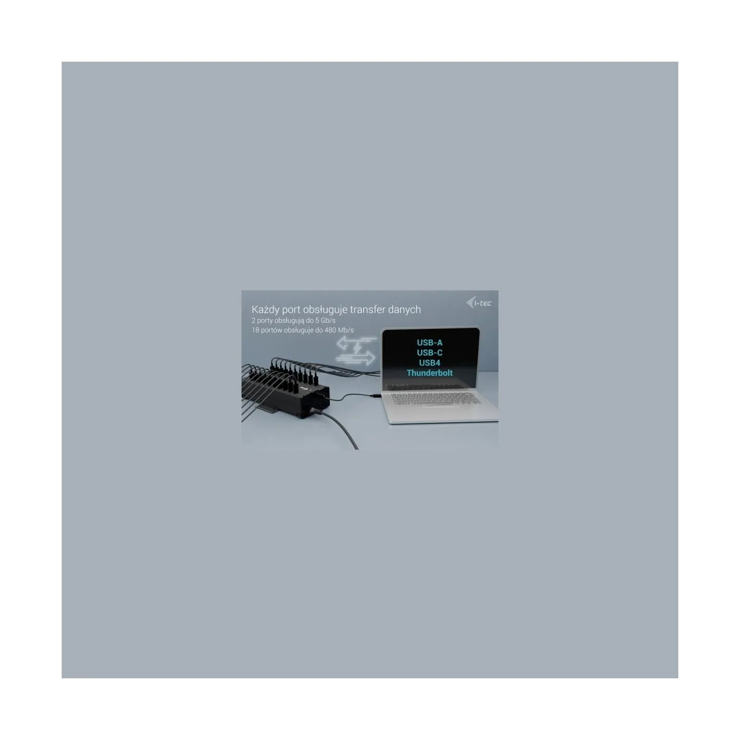 I-Tec USB-C/USB-A Charging HUB 20 Port