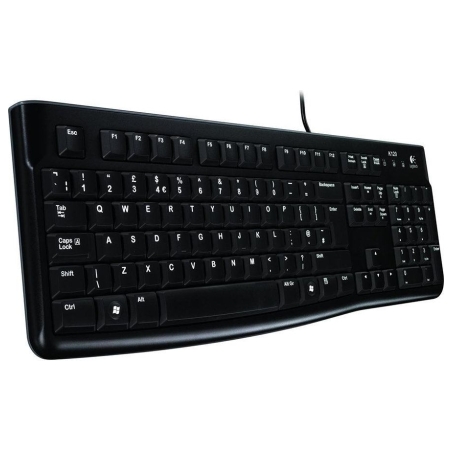 Logitech LOGI K120 Corded Keyboard black US